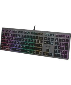 A4Tech FSTYLER FX60H (Neon Backlit) keyboard USB QWERTY Black, Grey