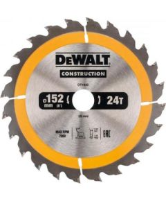 Griešanas disks DeWalt DT1933-QZ; 165x20 mm; Z18