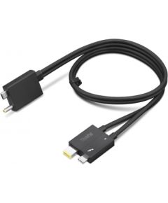 Lenovo ThinkPad Thunderbolt 4 WorkStation Dock Split Cable 4X91K16970 Black, 0.7 m