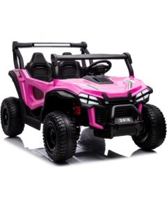 Dubultā elektriskā automašīna S618 4x4, rozā krāsā