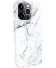 Evelatus  
       Apple  
       iPhone 14 Pro Max Premium Silicone case Customized Print 
     Marble White