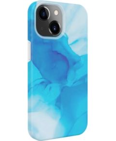 Evelatus  
       Apple  
       iPhone 14 Premium Silicone case Customized Print 
     Blue
