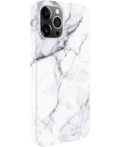 Evelatus  
       Apple  
       iPhone 12 / 12 Pro Premium Silicone case Customized Print 
     Marble White