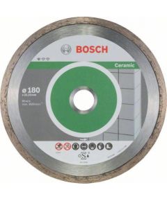 Dimanta griešanas disks Bosch Standard for Ceramic 2608603233; 180x22,23 mm; 10 gab.