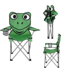 Nils Camp Bērnu ceļojumu krēsls NC3007 FROG CHAIR NILS