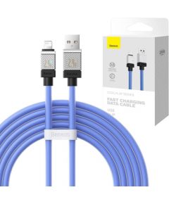 Fast Charging cable Baseus USB-A to Lightning CoolPlay Series 2m, 2.4A (blue)