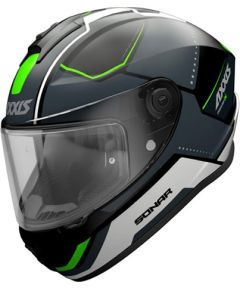 Axxis Helmets, S.a CASCO AXXIS FF112C DRAKEN S SONAR B16 VERDE FLUOR MATE S