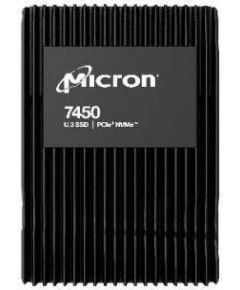 SSD|MICRON|SSD series 7450 PRO|7.68TB|PCIE|NVMe|NAND flash technology TLC|Write speed 5600 MBytes/sec|Read speed 6800 MBytes/sec|Form Factor U.3|TBW 14000 TB|MTFDKCC7T6TFR-1BC1ZABYYR