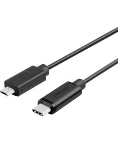 UNITEK CABLE USB-C - MICROUSB, 1M, BLACK