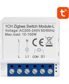 Smart Switch Module ZigBee Avatto LZWSM16-W1 No Neutral TUYA