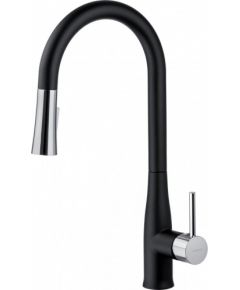 KITCHEN MIXER WITH PULL-OUT SPRAY DEANTE BLACK LIQUORICE