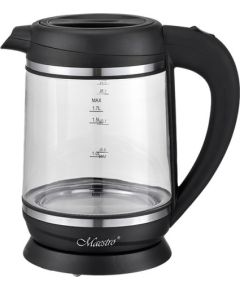 Feel-Maestro MR060 electric kettle 1.7 L Black, Transparent 2200 W