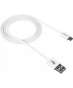 CANYON UM-1, Micro USB cable, 1M, White, 15*8.2*1000mm, 0.018kg