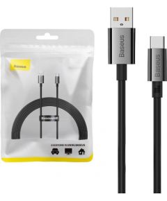 Cable USB do USB-C Baseus Superior 100W 2m (black)