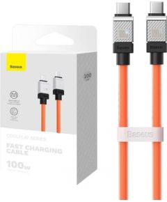 Cable USB-C do USB-C Baseus CoolPlay 100W 1m (orange)