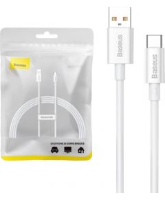 Cable USB do USB-C Baseus Superior 100W 1.5m (white)