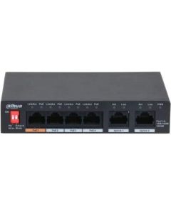 Switch|DAHUA|PFS3006-4GT-60|6x1000Base-T|PoE ports 4|60 Watts|PFS3006-4GT-60-V2