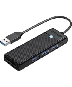 Adapter Hub 4in1 Orico USB A3.0x3+TF/SD3.0x1