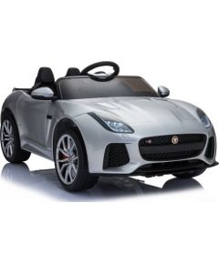 Lean Sport Jaguar F-Type, vienvietīgs bērnu elektroauto sudrabains