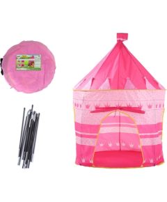 Import Leantoys Tent  Princess Palace For Kids Garden Crown Pink