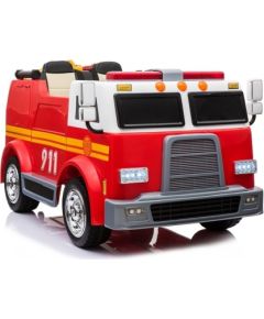 Lean Cars Fire Truck Red - Electric Ride On Car