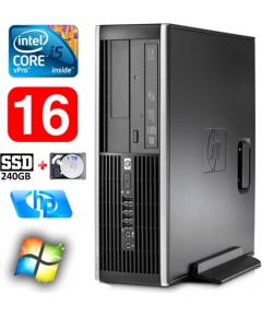 HP 8100 Elite SFF i5-650 16GB 240SSD+1TB DVD WIN7Pro