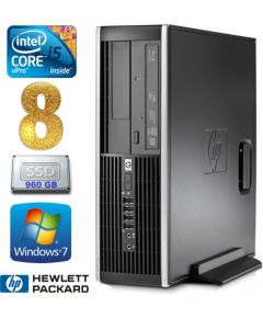 HP 8100 Elite SFF i5-650 8GB 960SSD DVD WIN7Pro