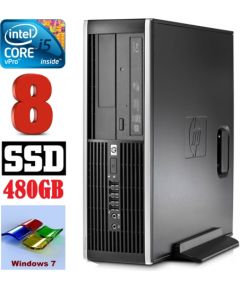 HP 8100 Elite SFF i5-650 8GB 480SSD DVD WIN7Pro