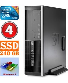 HP 8100 Elite SFF i5-650 4GB 240SSD DVD WIN7Pro