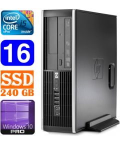 HP 8100 Elite SFF i5-650 16GB 240SSD DVD WIN10Pro