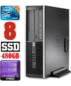 HP 8100 Elite SFF i5-650 8GB 480SSD DVD WIN10Pro