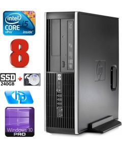 HP 8100 Elite SFF i5-650 8GB 240SSD+2TB DVD WIN10Pro