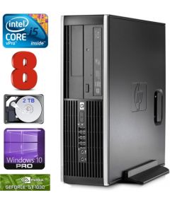 HP 8100 Elite SFF i5-650 8GB 2TB GT1030 2GB DVD WIN10Pro