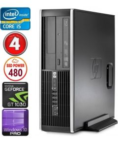 HP 8100 Elite SFF i5-750 4GB 480SSD GT1030 2GB DVD WIN10Pro