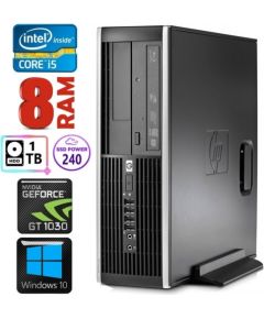 HP 8100 Elite SFF i5-750 8GB 240SSD+1TB GT1030 2GB DVD WIN10