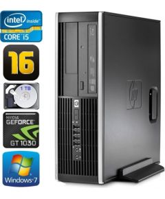 HP 8100 Elite SFF i5-750 16GB 1TB GT1030 2GB DVD WIN7Pro