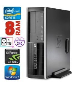 HP 8100 Elite SFF i5-750 8GB 240SSD+1TB GT1030 2GB DVD WIN7Pro