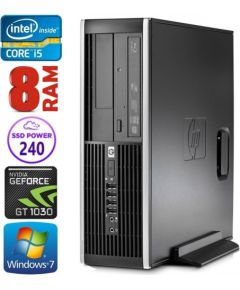 HP 8100 Elite SFF i5-750 8GB 240SSD GT1030 2GB DVD WIN7Pro