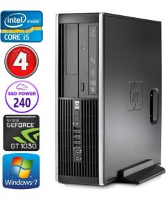 HP 8100 Elite SFF i5-750 4GB 240SSD GT1030 2GB DVD WIN7Pro