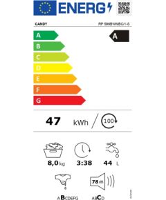 Candy RP 586BWMBC/1-S 8kg 1500rpm Steam Wi-Fi