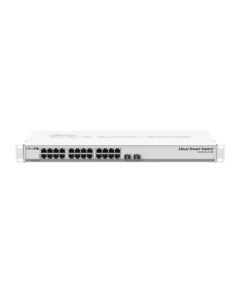 MikroTik Cloud Smart Switch CSS326-24G-2S+RM Managed L2, Rack mountable, 1 Gbps (RJ-45) ports quantity 24, SFP+ ports quantity 2, SwitchOS