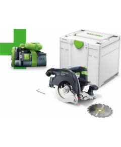 Akumulatora ripzāģis Festool HKC 55 EB-Basic-5,0; (bez akumulatora un lādētāja) + dāvanā 5,0 Ah akumulators!