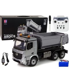 Import Leantoys Mercedes Arocs Metal Tipper Truck R/C Application E590-003