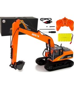 Import Leantoys Professional crawler excavator remotely controlled  2.4GHz LED lights 15 functions