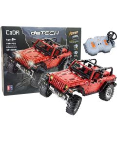 Import Leantoys Construction Blocks Auto Off-Road Remote Controlled Red 1941 Elements