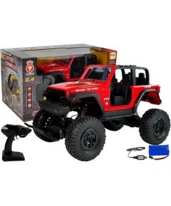 Import Leantoys Red Remote Controlled Jeep Terrain Car 2.4G