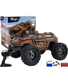 Import Leantoys Rally Car Remote Controlled Brown 2.4G 1:18 35 km/h Speed Control