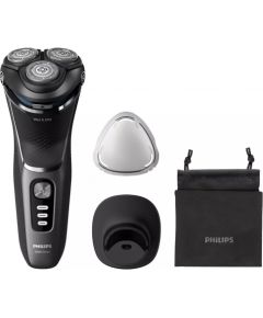 Philips Shaver Series 3000, Wet& Dry skuveklis (lādējams), melns - S3343/13