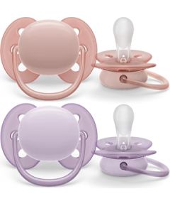 Philips Avent māneklītis Ultra soft Neutral, 0-6M (2 gab), meitenēm - SCF091/31