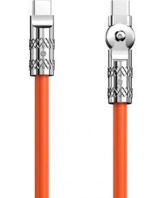 USB-C to USB-C rotating cable Dudao L24CC 120W 1m (orange)